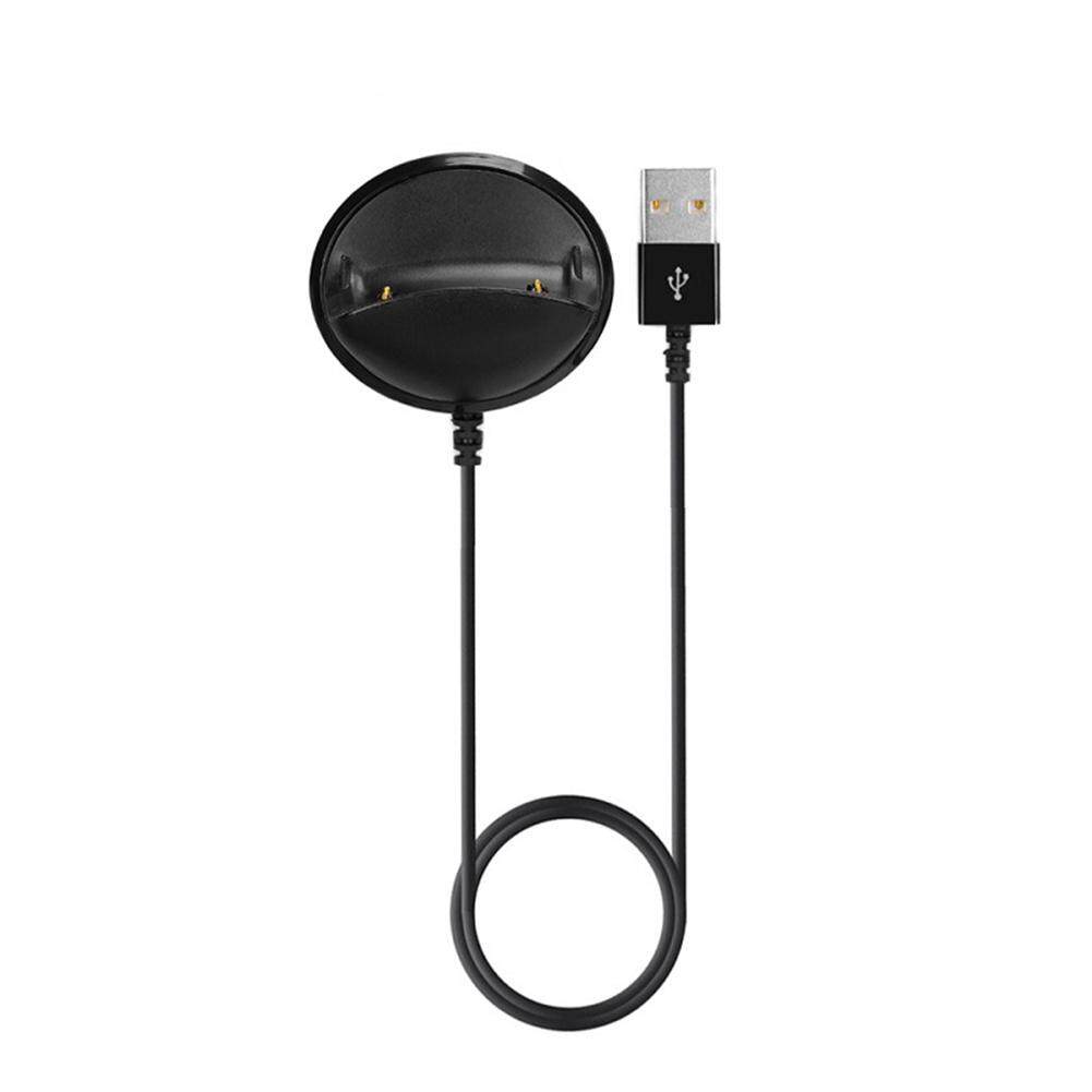 USB ชาร์จสีดำขาตั้งโทรศัพท์ซัมซุง Gear Fit 2 SM-R360 สมาร์ทวอท์ช