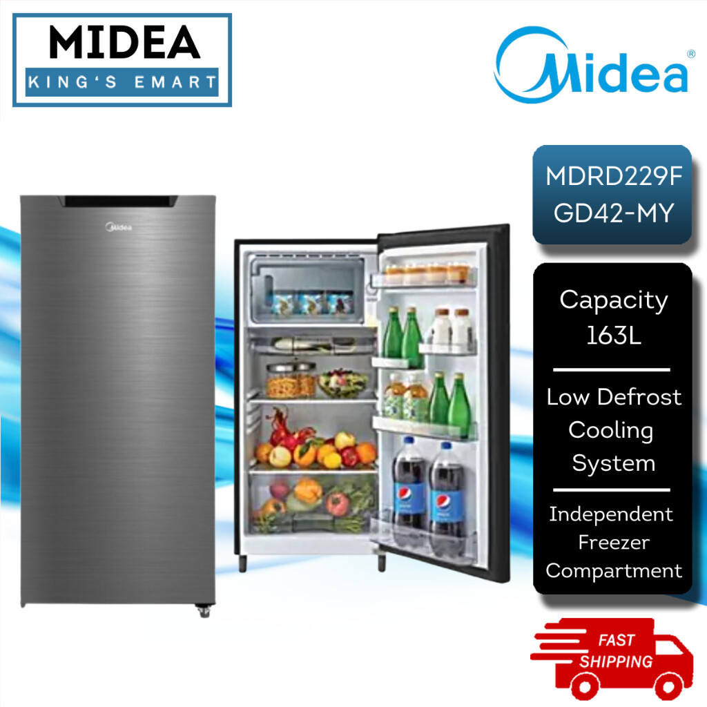 Midea L Single Door Refrigerator Silver Mdrd Fgd Large Storage