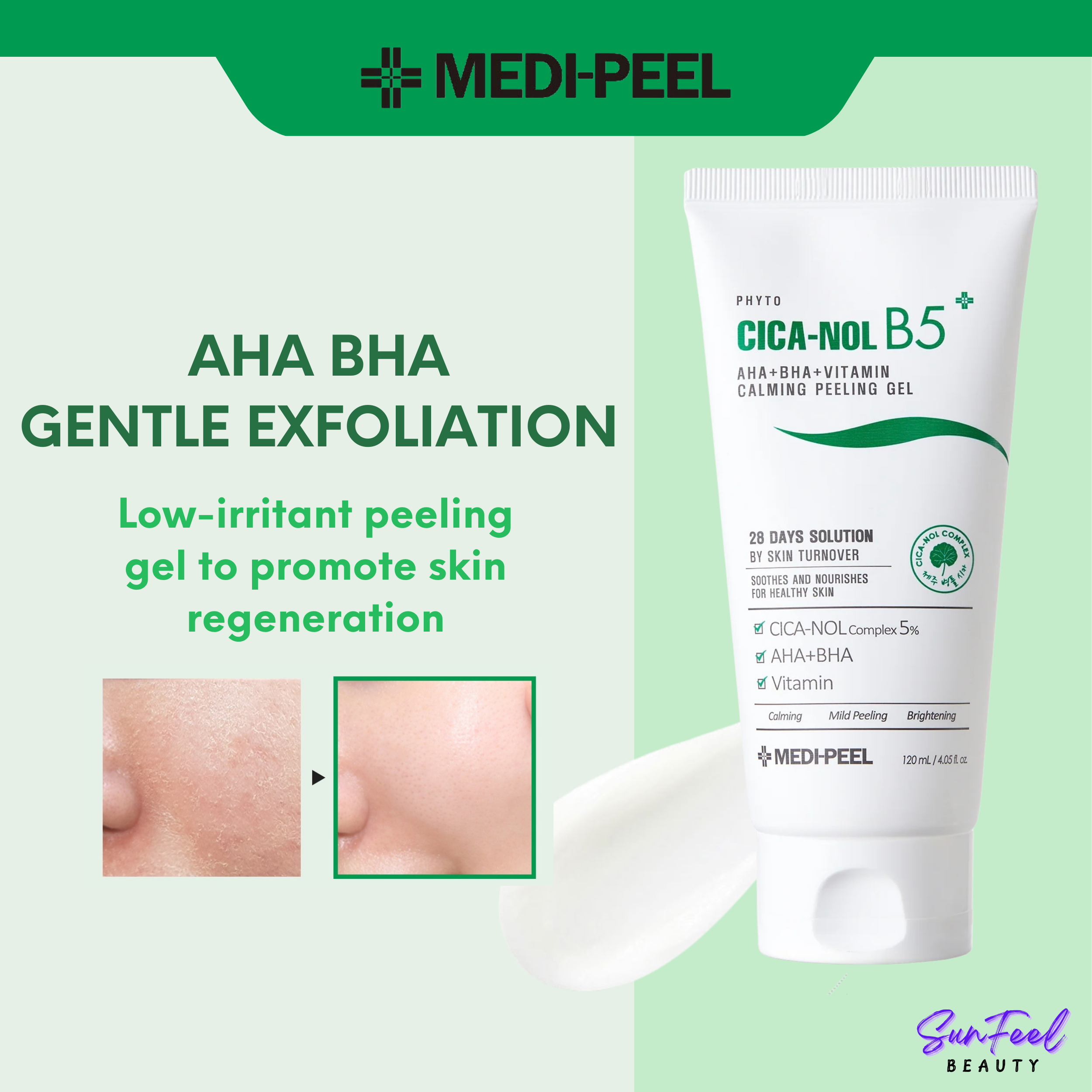 MEDI PEEL MEDIPEEL Cica Nol B5 AHA BHA Vitamin Calming Peeling Gel