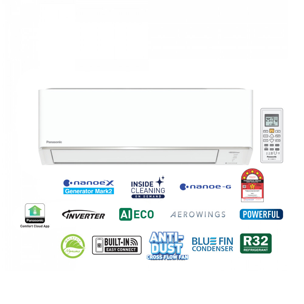 New Panasonic Hp X Deluxe Inverter Ku R Air Conditioner With