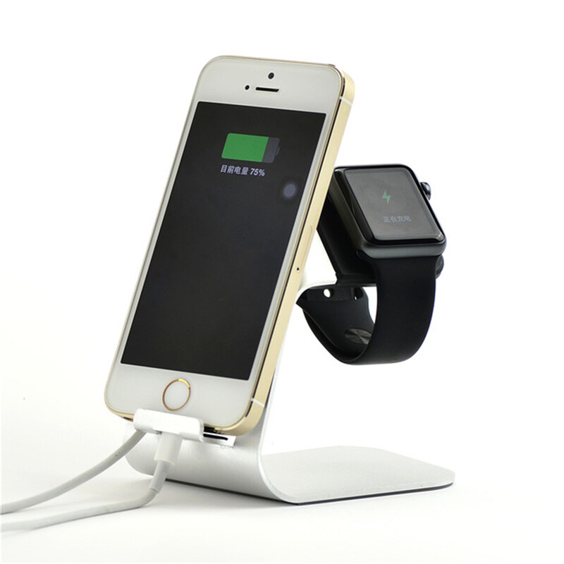 2 in 1 Aluminum Holder Charger Dock Station For Watch Malaysia