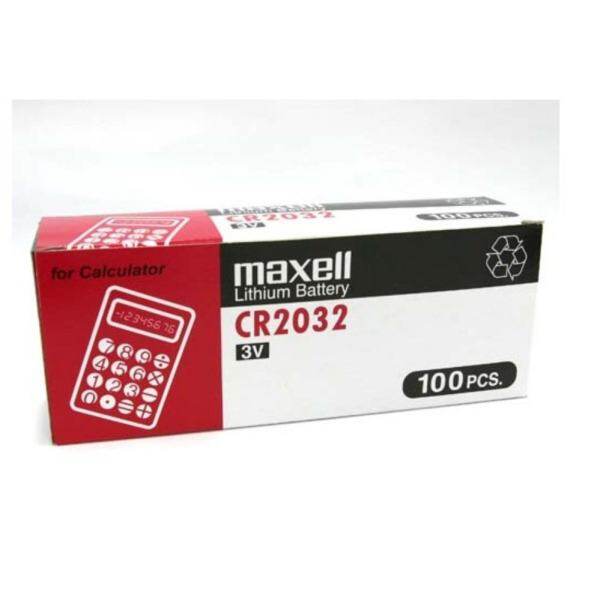 100PCS CR2032 GENUINE Maxell Japan Coin Cell Lithium Battery 3V Malaysia