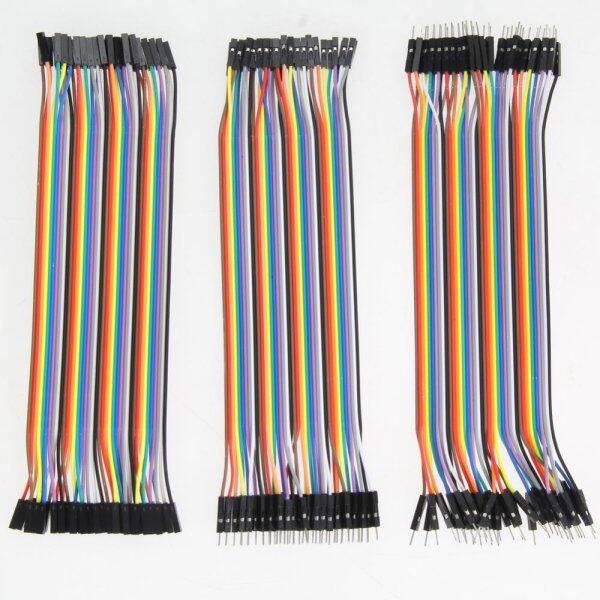 120pcs 20cm 2.54mm 1pin Jumper Wire DuPont Cable for Arduino Malaysia