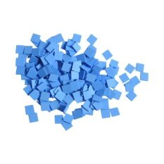 30 pcs 10X10X1mm GPU CPU Cooler With Cooling Pad Conductive Silicone Pad NEW Malaysia