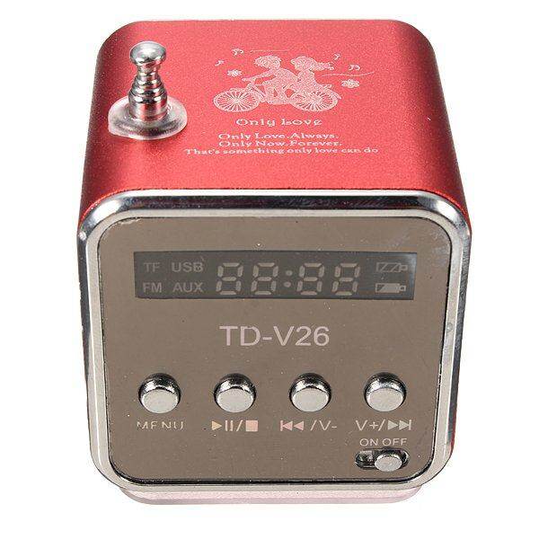 3pcs Mini USB Stereo Speaker Micro SD TF Disk FM Radio for PC Notebook MP4 3 (Red) Malaysia