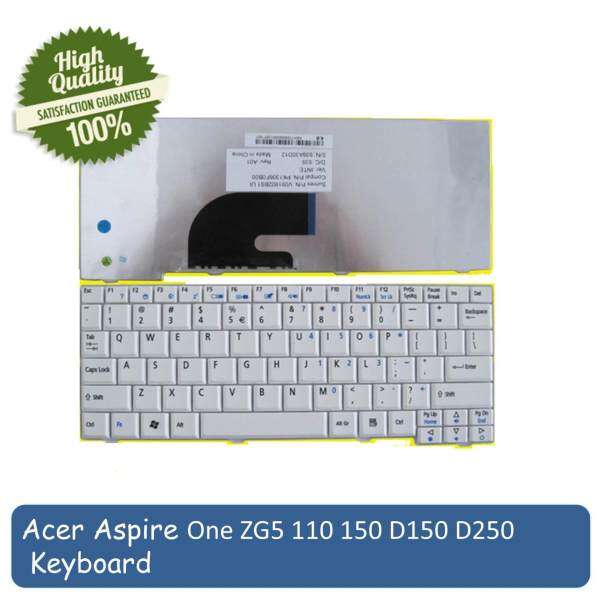 Acer Aspire One A110 A150 A150X D150 ZG5 KAV60 KAV70 D250 White Keyboard Malaysia