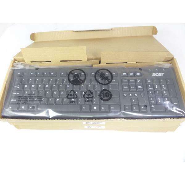 Acer USB Wired Keyboards Black Model Pr1101u DKUSB1P02D Malaysia