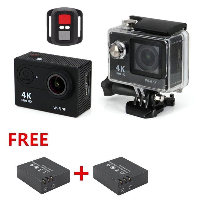Microeco Action Camera 4K 1080P Ultra HD WiFi Sports camera Helmet Video Cam waterproof 4K WIFI Sports Action Camera Ultra HD Waterproof DV Camcorder 12MP 170 Degree Wide Angle 2 inch LCD Screen