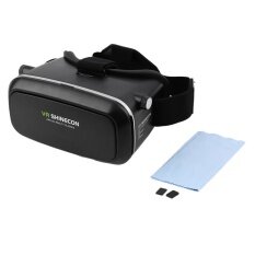 Allwin 3D Virtual Reality VR Glasses Movie Game Head Mount for 4.7- 6" Android (Black)(OVERSEAS)