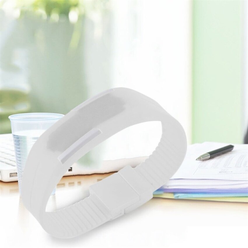 Allwin Fashion Mens ยางสำหรับผู้หญิงนาฬิกา LED สร้อยข้อมือกีฬา DigitalWrist นาฬิกาสีขาว Allwin Fashion Mens ยางสำหรับผู้หญิงนาฬิกา LED สร้อยข้อมือกีฬา DigitalWrist นาฬิกาสีขาว