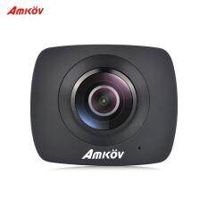 AMKOV AMK200S Panorama Dual Lens WiFi Action Sport Camera 960P LCD Screen TF Card Slot