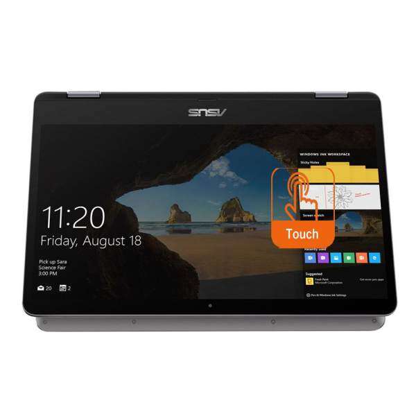 Asus Vivobook Flip TP401N-AEC034T 14 FHD Touch Laptop Grey (Pentium N420, 4GB, 128GB, Intel, W10) Malaysia