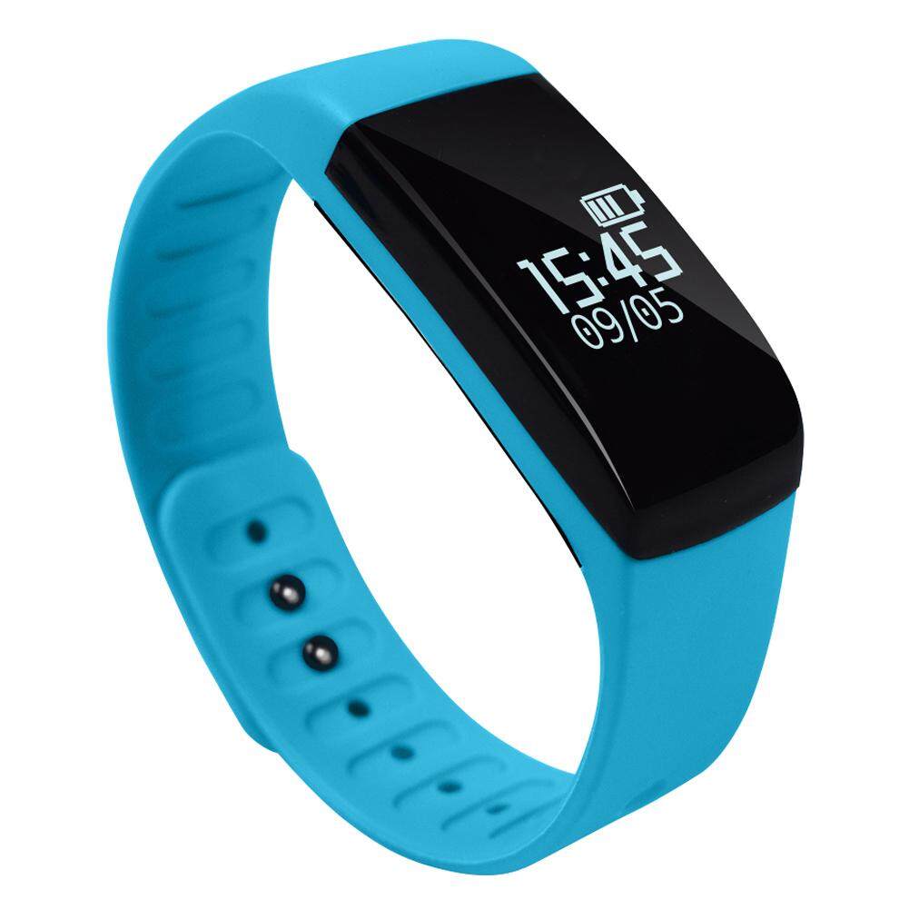 บลูทูธ 4.0 สมาร์ทวอท์ช Trajectory Record Sleep Pedometer กีฬา (สีฟ้า) บลูทูธ 4.0 สมาร์ทวอท์ช Trajectory Record Sleep Pedometer กีฬา (สีฟ้า)