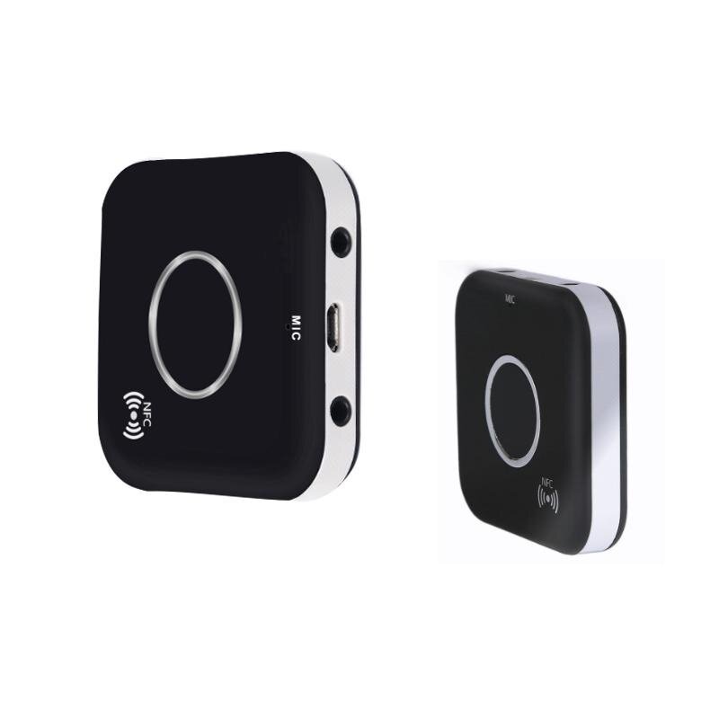 W - ของเล่นบลูทูธเครื่องรับสัญญาณเสียง, อะแดปเตอร์เสียงแบบไร้สายพร้อม NFC MIC เสียงรบกวน Conceling