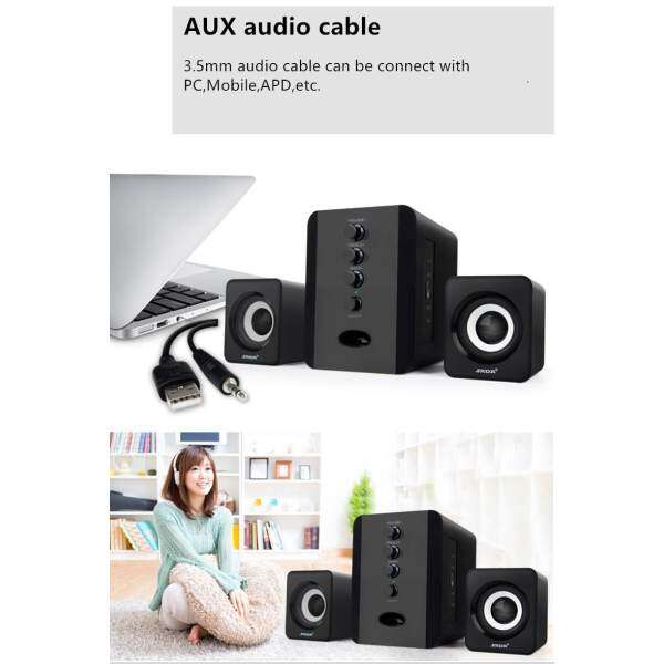 Bluetooth Computer Speaker Desktop Booshelf Stereo Subwoofers Loud Speaker Support U Disk/TF Card SADA D-226 Malaysia