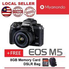 Canon EOS M5 With 15-45mm Lens + 8GB + Bag