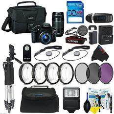 Canon EOS Rebel T5 Digital SLR Camera with EF-S 18-55mm IS II + EF 75-300mm f/4-5.6 III Bundle