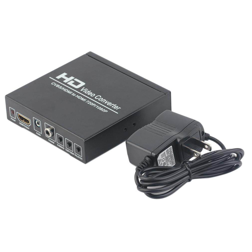 CHEER AV/HDMI Ke HDMI HD Video Konverter untuk Monitor Kotak HDTV DVD Game Konsol-Internasional