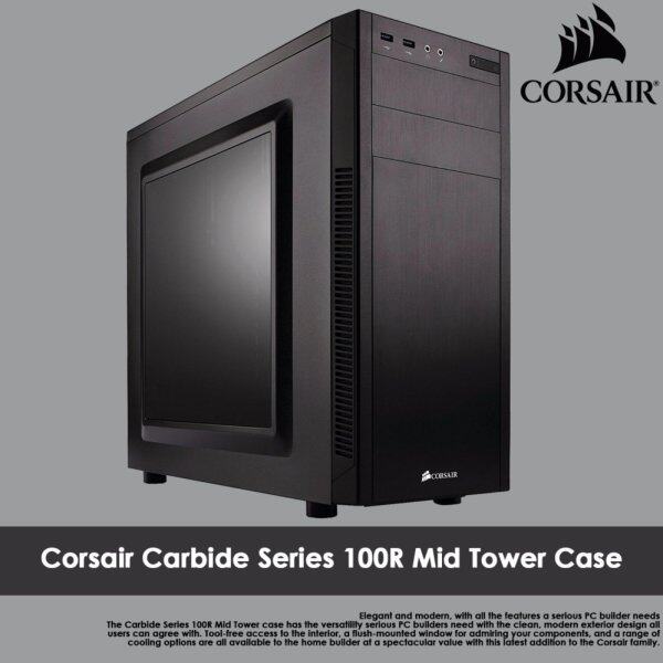 Corsair Carbide Series 100R Mid Tower PC Computer Case Malaysia