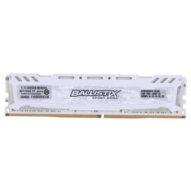 Crucial Ballistix Sport LT หนวยความจำ DDR4 8GB 2400MHz MT S CL16 1 2V