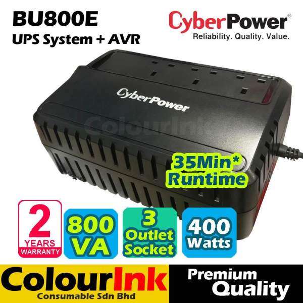 Cyberpower BU800E 800VA UPS Backup Battery with Build-in AVR Malaysia