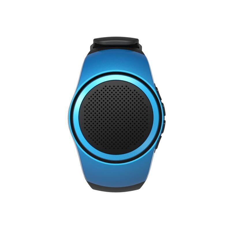 แฟชั่นกีฬา Mini Wireless นาฬิกาดนตรีลำโพงโทรผ่านบลูทูธนาฬิกาสำหรับกีฬาขับรถ