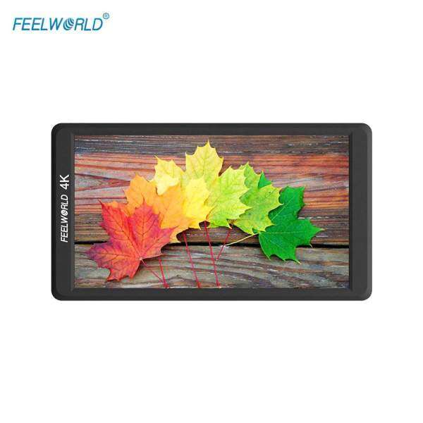 Feelworld F570 4K 5.7 Ultra-thin Portable On-camera Field Monitor IPS Full HD 1920*1080 Multi-Function Monitor HD Input & Output Mount Stablizer for DSLR Gimbal Rig Malaysia