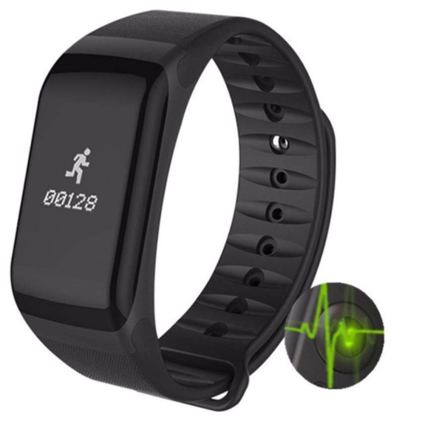 สายรัดข้อมือออกกำลังกายเครื่องวัดชีพจรสมาร์ท F1 Smartband ความดันโลหิตด้วยสร้อยข้อมือนับก้าว สายรัดข้อมือออกกำลังกายเครื่องวัดชีพจรสมาร์ท F1 Smartband ความดันโลหิตด้วยสร้อยข้อมือนับก้าว