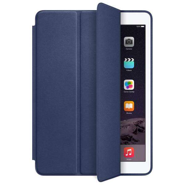 For iPad Air 2 Genuine Leather Smart Case Cover Slim Wake Dark blue Malaysia