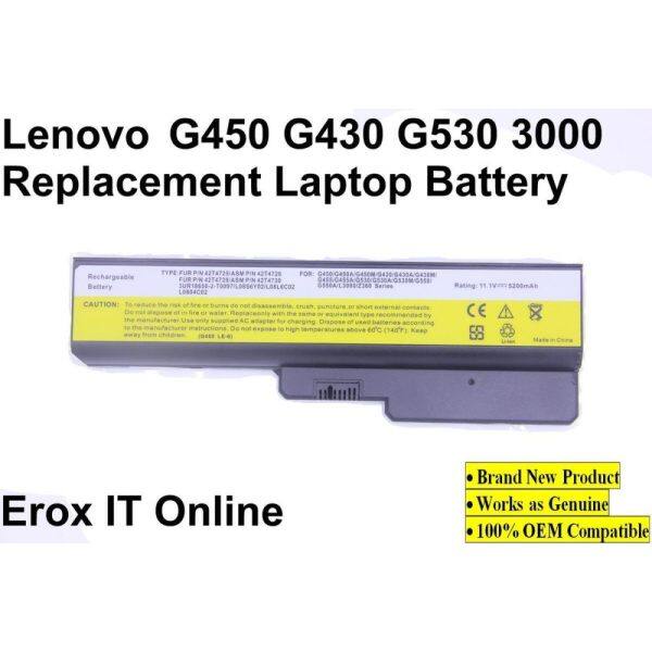 Replacement OEM Battery for Lenovo G430 G450 N500 L08S6Y02 L08S6Y02 /Lenovo G430 Laptop Battery Malaysia