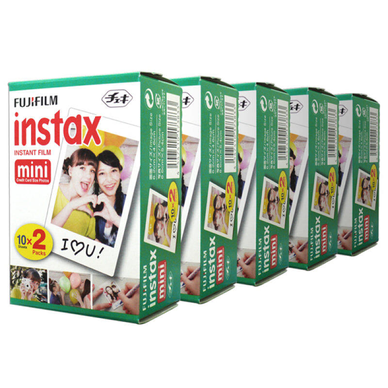DDT-OP Fujifilm Instax Mini Instant White 100 Film for Fuji 7s 8 25 50s 70 90 / Polaroid 300 Instant Camera / Share SP-1 Printer
