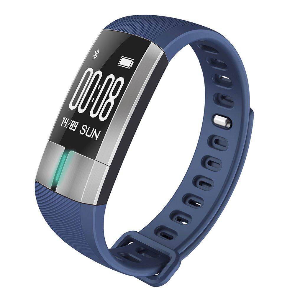 ความงาม COME G20 สายรัดข้อมือ ECG การตรวจสอบนาฬิกาบลูทูธอัจฉริยะ Pedometer IP67 กันน้ำสายรัดข้อมือฟิตเนสสำหรับ Android และโทรศัพท์ IOS