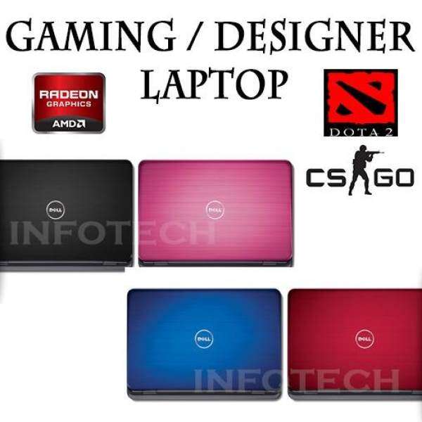 Gaming Laptop Dota 2 CSGO Dell N4010 Intel Core i5 Radeon HD5650 4GB 500GB Notebook (Refurbished) Malaysia