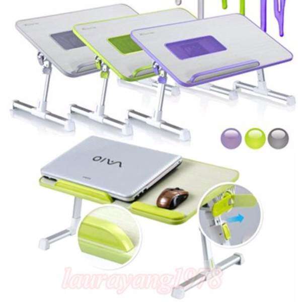 GENUINE XGear A8 Foldable Portable Laptop Notebook Desk Bed Table Stand+Fan Malaysia