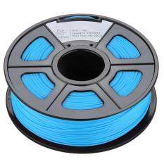 Glow in the Dark Spool of 3D Printer Filament 1Kg/2.2lbs With Tolerances: +/-0.02mm NO Air Bubbles for RepRap MakerBot etc (PLA 1.75MM, Purple/Blue Noctilucent)