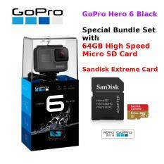 GoPro Hero 6 Black / Hero6 Black Action Camera + 64GB Extreme Card