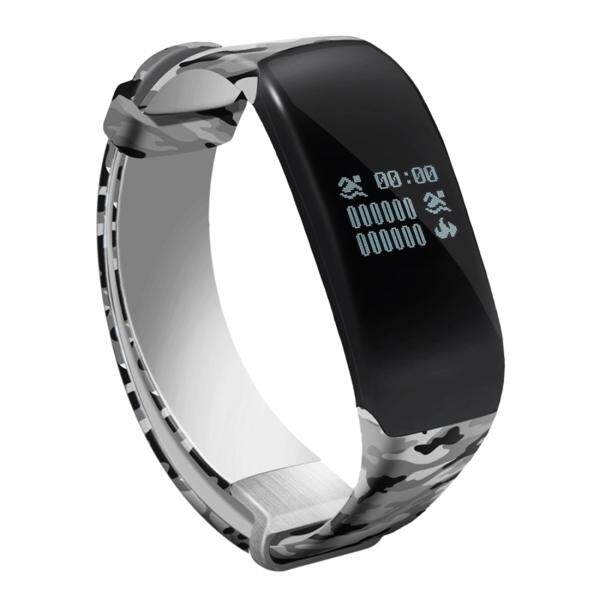 H5 0.66 Inch OLED Screen Bluetooth 4.0 Life Waterproof Sport Smart Bracelet For Android 4.3 / IOS 7.0 And Above System, Support Call Reminder / Heart Rate / Pedometer / Sleep Monitor / Swimming Data Record / Calories / Message Push (Camouflage Grey) H5 0.66 Inch OLED Screen Bluetooth 4.0 Life Waterproof Sport Smart Bracelet For Android 4.3 / IOS 7.0 And Above System, Support Call Reminder / Heart Rate / Pedometer / Sleep Monitor / Swimming Data Record / Calories / Message Push (Camouflage Grey)