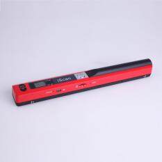 Handheld Document Scanner 900 DPI LCD Display Support JPG/PDF Format Selection Offline Scanning Red