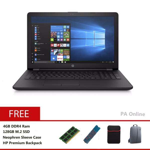 HP 15-BS641TX (128GB SSD)- Intel Core i5-7200u/8GB DDR4 Ram/128GB SSD+1TB HDD/15.6 FHD LED/2GB Radeon Graphic R7/Win 10/2 Years Malaysia