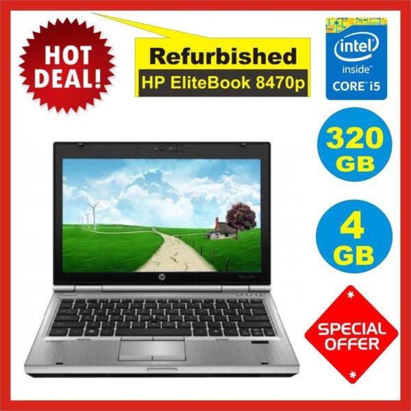 HP EliteBook 8470p - 14 - Core i5 3340M 4 GB RAM - 320 GB HDD Malaysia