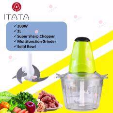 ITATA 2L Electric Meat Grinder Multi-function Small Side Dish Blender Mixing Food Meat Grinders