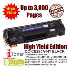 iToner Grade-A Compatible Toner for HP 85A CE285A 1,600+1,400 Pages (3K High Yield Edition)