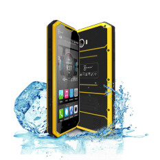 Ken Xin Da W7 Rugged Tablet Phone Outdoor IP68 Waterproof Dustproof Drop-resistant Shock-resistant 5.0 Inches Android 5.1 1GB +16GB WiFi Flashlight Yellow Mobile Phone