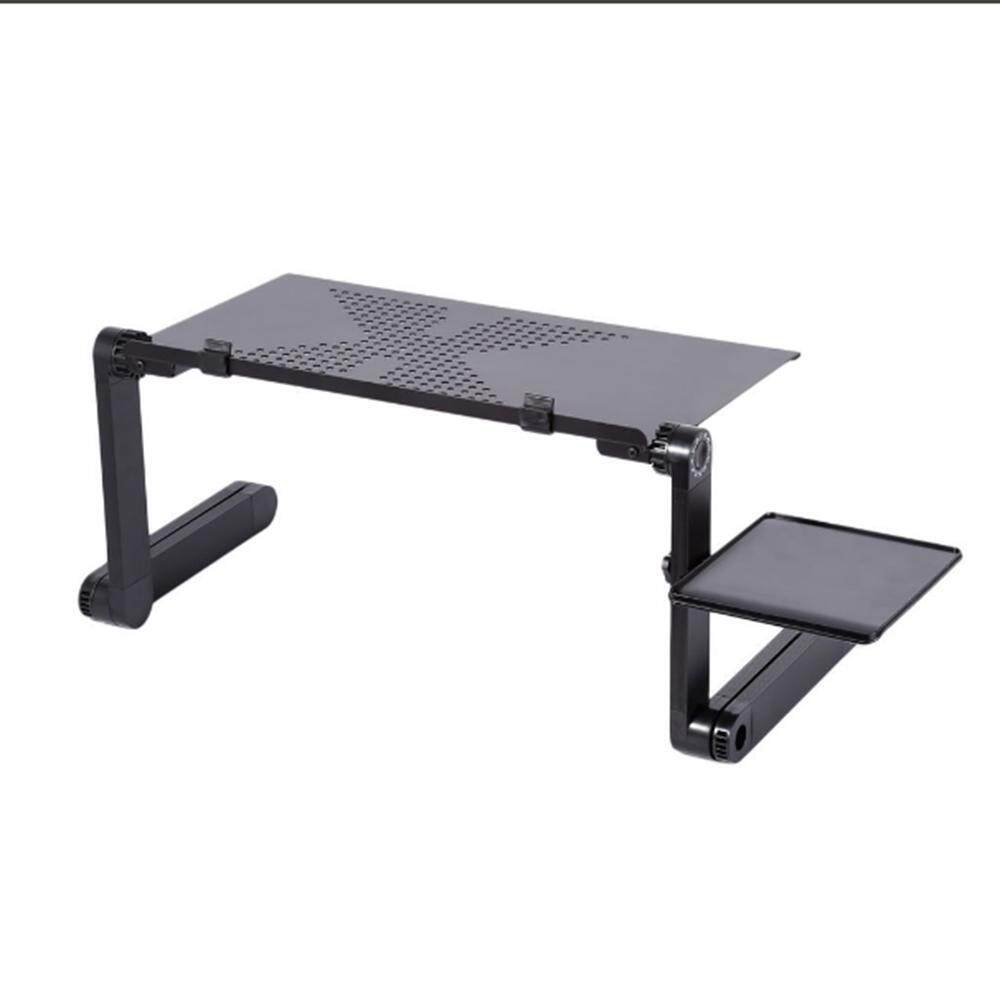 Kobwa Portable Aluminum Laptop Stand Desk Table With Adjule Mouse Board Ergonomic Design For Using In Bed Executive Office And More