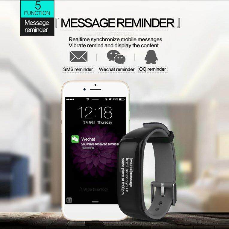 LEMFO P1 บลูทูธสายรัดข้อมือวัดอัตราหัวใจ Waterproof Call Reminder สมาร์ทวอท์ช LEMFO P1 บลูทูธสายรัดข้อมือวัดอัตราหัวใจ Waterproof Call Reminder สมาร์ทวอท์ช
