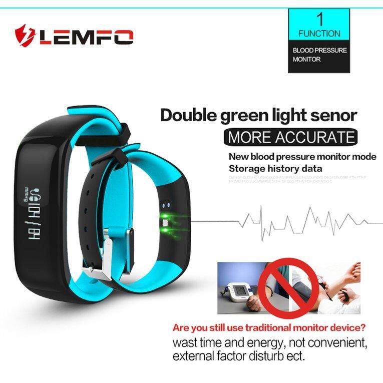 LEMFO P1 Bluetooth Heart Rate Wristband Waterproof Call Reminder Smart Watch สายรัดข้อมือเพื่อสุขภาพ อุปกรณ์ไอทีสวมใส่ สี : ฟ้า-394035363 LEMFO P1 Bluetooth Heart Rate Wristband Waterproof Call Reminder Smart Watch สายรัดข้อมือเพื่อสุขภาพ อุปกรณ์ไอทีสวมใส่ สี : ฟ้า-394035363