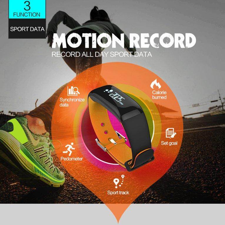LEMFO P1 Bluetooth Heart Rate Wristband Waterproof Call Reminder Smart Watch สายรัดข้อมือเพื่อสุขภาพ อุปกรณ์ไอทีสวมใส่ สี : ส้ม-394035364 LEMFO P1 Bluetooth Heart Rate Wristband Waterproof Call Reminder Smart Watch สายรัดข้อมือเพื่อสุขภาพ อุปกรณ์ไอทีสวมใส่