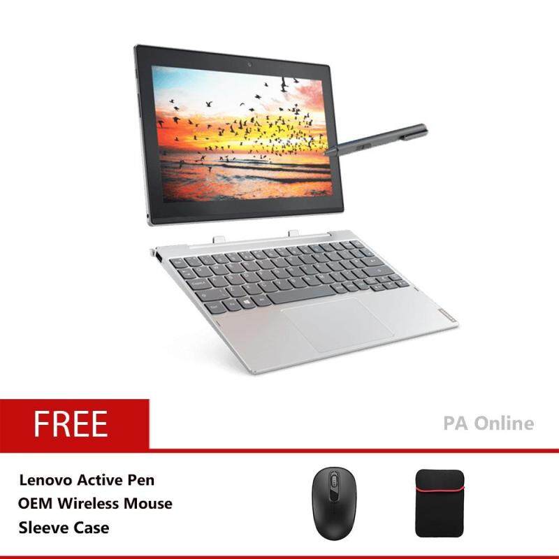 Lenovo MIIX 320-10ICR 80XF00G9MJ SILVER/Atom X5 Z8350/4GB DDR4/128GB/10.1 Touch/WIN10/1 Year Malaysia