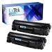 LxTek Compatible HP 85A CE285A CE285 Toner Cartridge Replacement (2 Pack) for HP Laserjet Pro P1102W, P1102, 1102W, P1109, P1109W, M1217NFW MFP, M1212NF MFP, M1132, M1214NFH M1130 Printer - intl