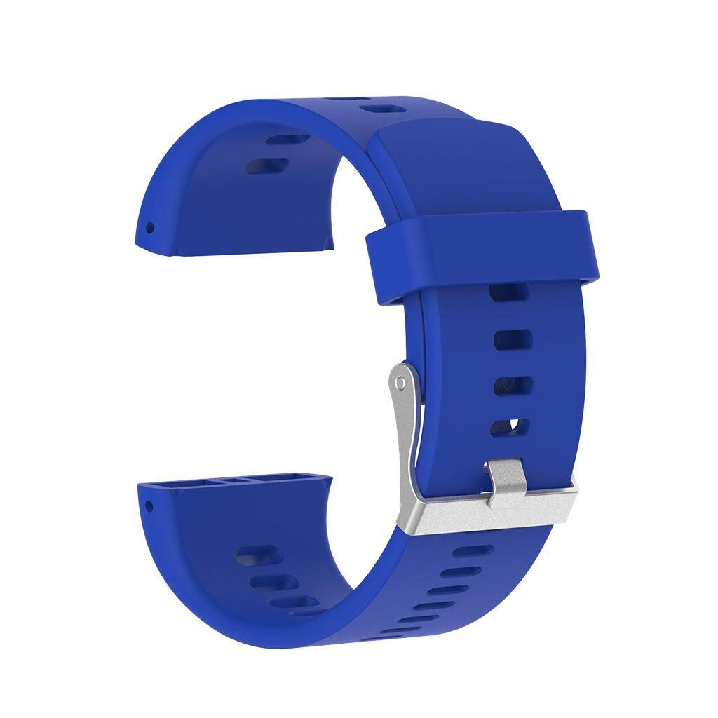 MagiDeal สายรัดข้อมือแบบซิลิโคนสายสำรองสำหรับ Polar V800 นาฬิกากีฬา GPS BLUE MagiDeal สายรัดข้อมือแบบซิลิโคนสายสำรองสำหรับ Polar V800 นาฬิกากีฬา GPS BLUE